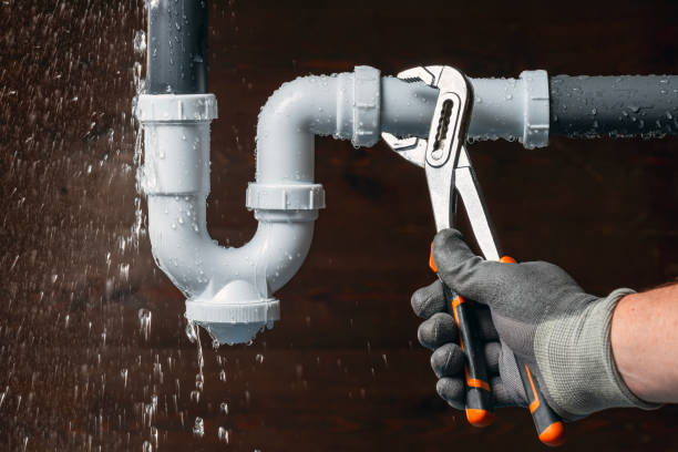 Professional Drain Cleaning technician working in Westport, MA